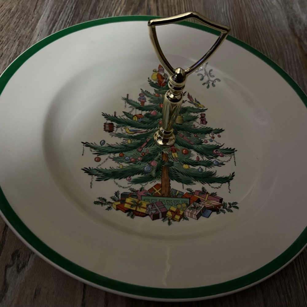 Spode Christmas Tree Serving Plate - Picture 7 of 9